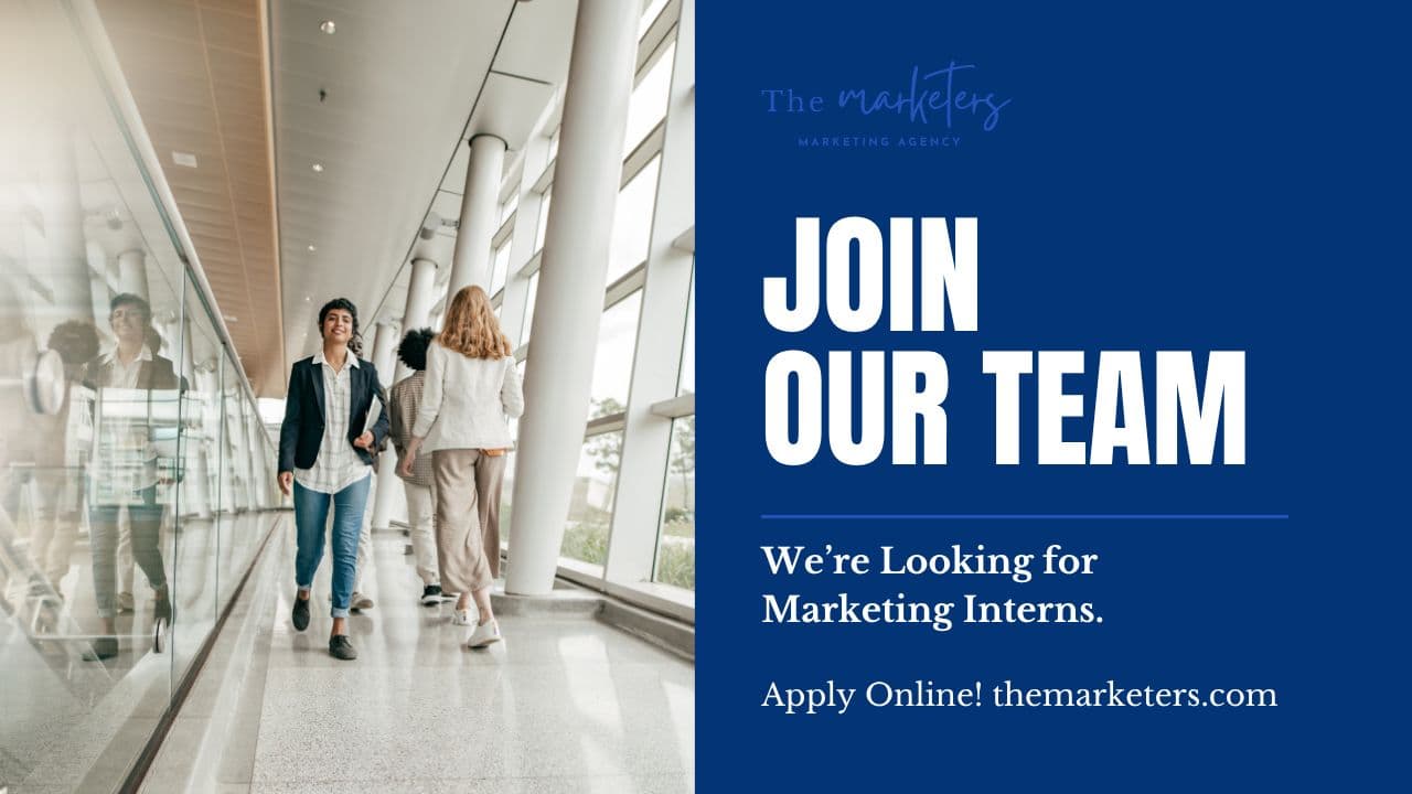 The Marketers banner